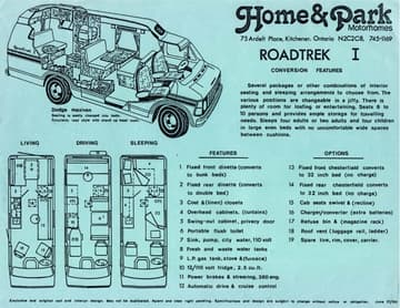 1980 Roadtrek Full Line Brochure
