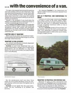 1985 Roadtrek Full Line Brochure page 2