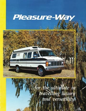 1988 Pleasure-Way Full Line Brochure