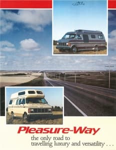 1989 Pleasure-Way Full Line Brochure page 1