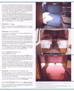 1989 Roadtrek Full Line Brochure page 3