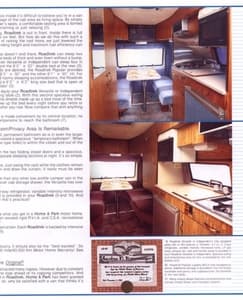 1989 Roadtrek Full Line Brochure page 5