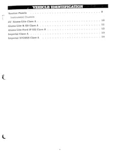 1990 Holiday Rambler Aluma Lite XL Owner Manual Owner's Manual page 9