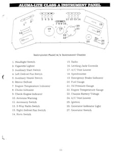 1990 Holiday Rambler Aluma Lite XL Owner Manual Owner's Manual page 13