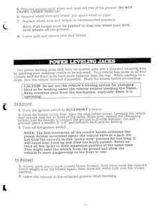 1990 Holiday Rambler Aluma Lite XL Owner Manual Owner's Manual page 31