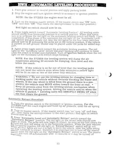 1990 Holiday Rambler Aluma Lite XL Owner Manual Owner's Manual page 32