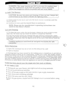 1990 Holiday Rambler Aluma Lite XL Owner Manual Owner's Manual page 62