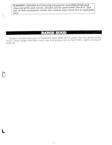 1990 Holiday Rambler Aluma Lite XL Owner Manual Owner's Manual page 63