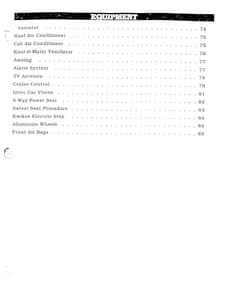 1990 Holiday Rambler Aluma Lite XL Owner Manual Owner's Manual page 75