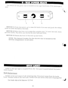 1990 Holiday Rambler Aluma Lite XL Owner Manual Owner's Manual page 84