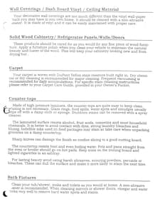 1990 Holiday Rambler Aluma Lite XL Owner Manual Owner's Manual page 103