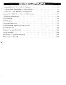 1990 Holiday Rambler Aluma Lite XL Owner Manual Owner's Manual page 105