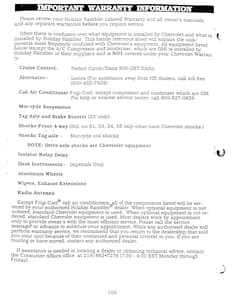 1990 Holiday Rambler Aluma Lite XL Owner Manual Owner's Manual page 110