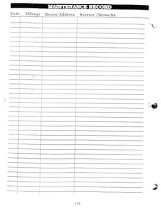 1990 Holiday Rambler Aluma Lite XL Owner Manual Owner's Manual page 120