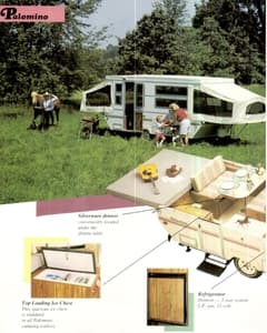1990 Palomino Camping Trailers Brochure page 2