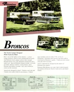 1990 Palomino Camping Trailers Brochure page 9