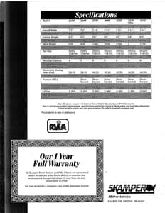 1991 Dutchmen Skamper Brochure page 4