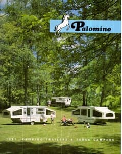 1991 Palomino Truck Camper And Tent Camper Brochure page 1