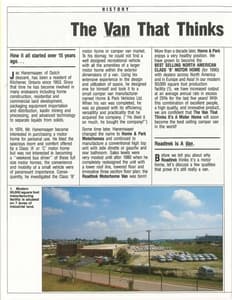 1992 Roadtrek Full Line Brochure page 2