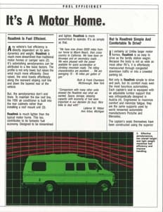 1992 Roadtrek Full Line Brochure page 3