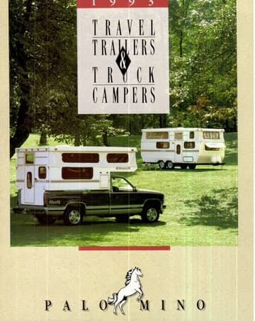 1993 Palomino Truck Camper And Travel Trailer Brochure
