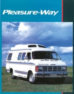 1993 Pleasure-Way Full Line Brochure page 1