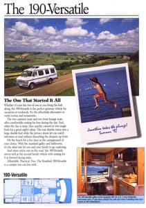 1993 Roadtrek Full Line Brochure page 6