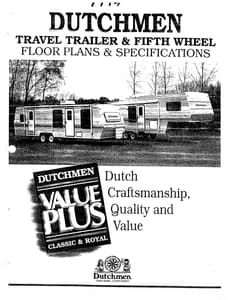 1994 Dutchmen Full Line Brochure page 1