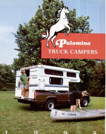 1995 Palomino Truck Campers Brochure