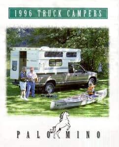 1996 Palomino Truck Campers Brochure page 1