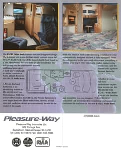 1996 Pleasure-Way Excel Brochure page 2