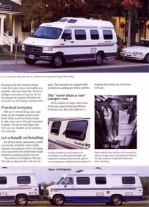 1996 Roadtrek Full Line Brochure page 5