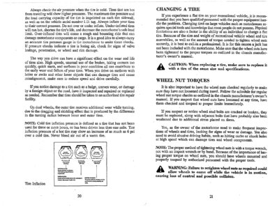 1996 Thor Hurricane Owner's Manual Brochure page 14