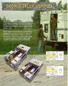 1997 Palomino Truck Campers Brochure page 4