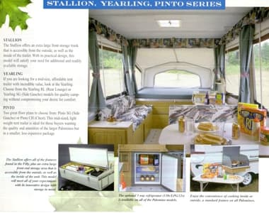 1998 Palomino Camping Trailers Brochure page 4