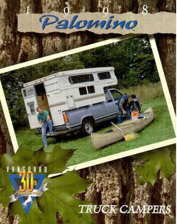 1998 Palomino Truck Campers Brochure