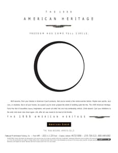 1999 American Coach American Heritage Brochure page 1