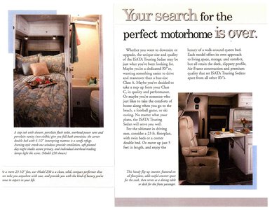 1999 Dynamax Isata Touring Sedan Brochure page 15