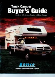 1999 Lance Truck Campers Brochure page 1
