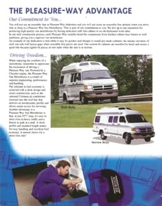 1999 Pleasure-Way Full Line Brochure page 8