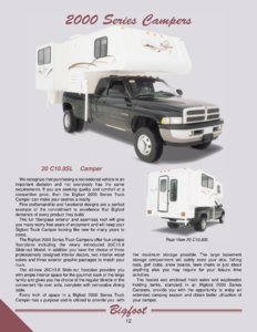 2000 Bigfoot Full Line Brochure page 12