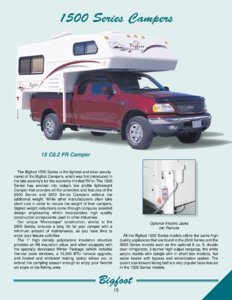 2000 Bigfoot Full Line Brochure page 15