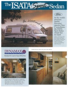 2000 Dynamax Isata Sport Sedan Ford Brochure page 1