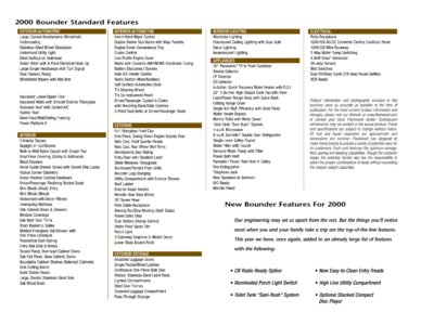 2000 Fleetwood Bounder Brochure page 4