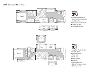 2000 Fleetwood Discovery Brochure page 2