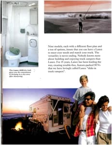 2000 Lance Truck Campers Brochure page 12