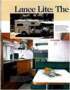 2000 Lance Truck Campers Brochure page 20