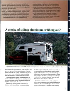 2000 Lance Truck Campers Brochure page 31