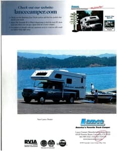 2000 Lance Truck Campers Brochure page 32