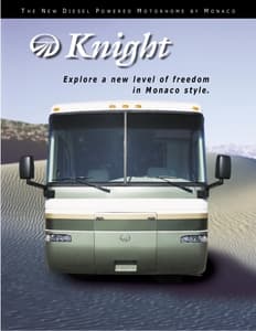 2000 Monaco Knight Brochure page 1